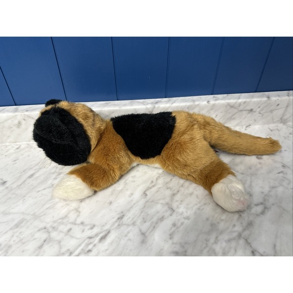 The Bearington Collection Other - Calico Cat Realistic Kitten GREEN EYES Bearington Plush CALLIE Soft Kitty 14"
